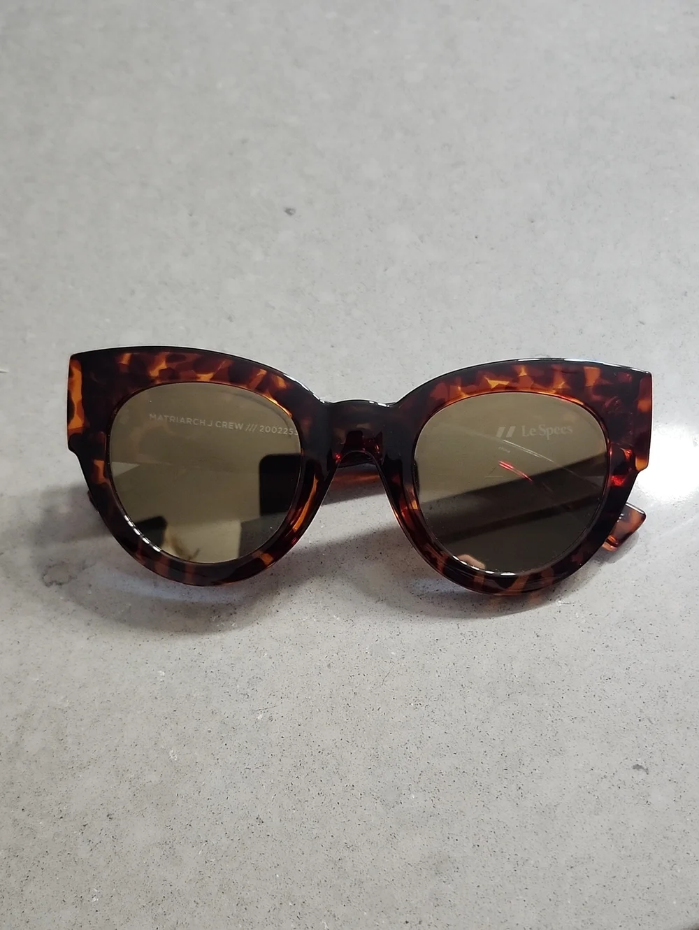 J CREW x Le Specs Matriarch Tortoise  Sunglasses